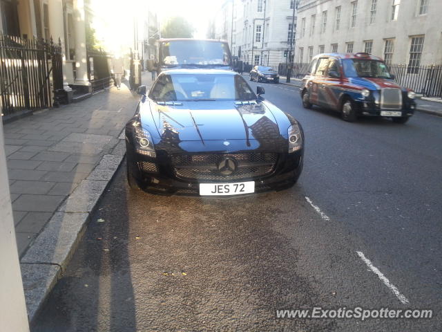 Mercedes SLS AMG spotted in LONDON, United Kingdom