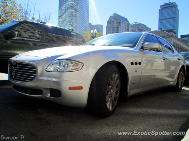 Maserati Quattroporte spotted in Boston, Massachusetts