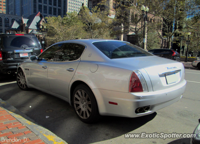 Maserati Quattroporte spotted in Boston, Massachusetts