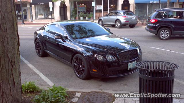 Bentley Continental spotted in Glencoe, Illinois