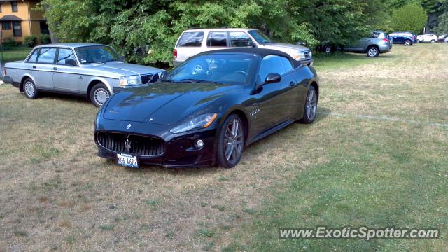 Maserati GranCabrio spotted in Evanston, Illinois