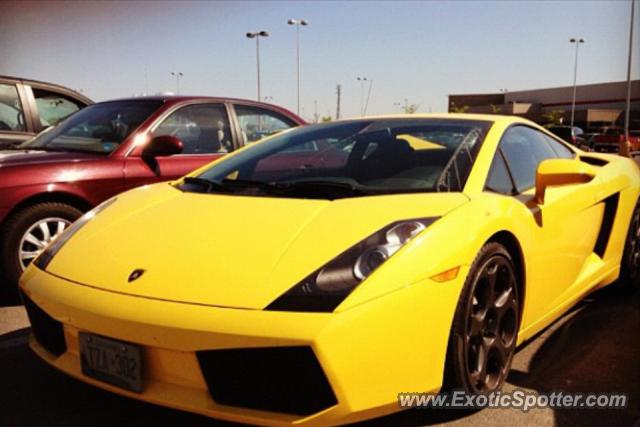 Lamborghini Gallardo spotted in Toronto, Ontario, Canada