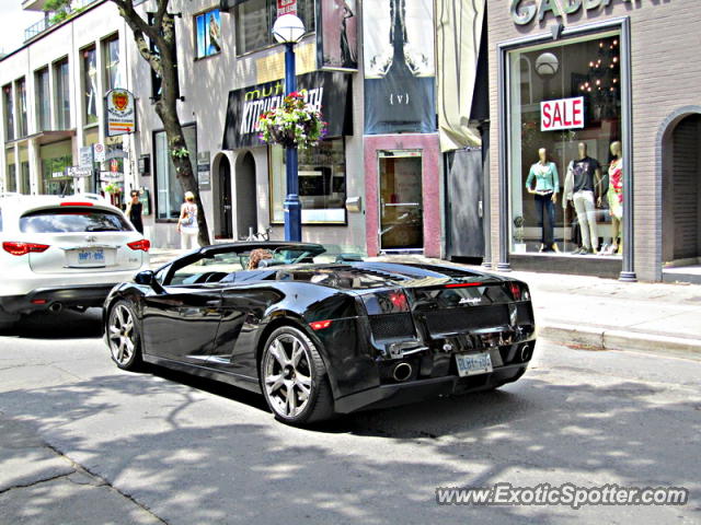 Lamborghini Gallardo spotted in Toronto, Canada