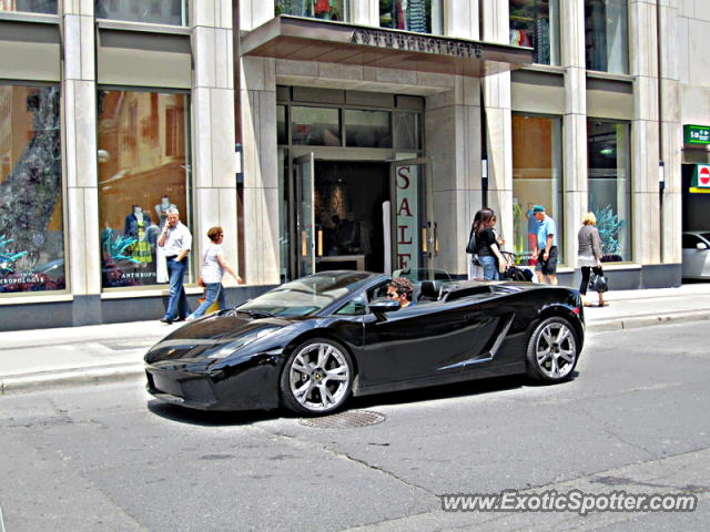 Lamborghini Gallardo spotted in Toronto, Canada