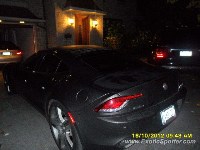 Fisker Karma spotted in Toronto, Canada