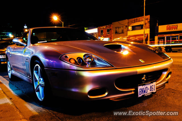 Ferrari 575M spotted in North York, Canada