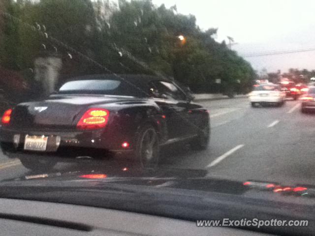 Bentley Continental spotted in Los Angeles, California