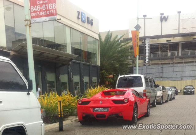 Ferrari 458 Italia spotted in Alabang, Philippines