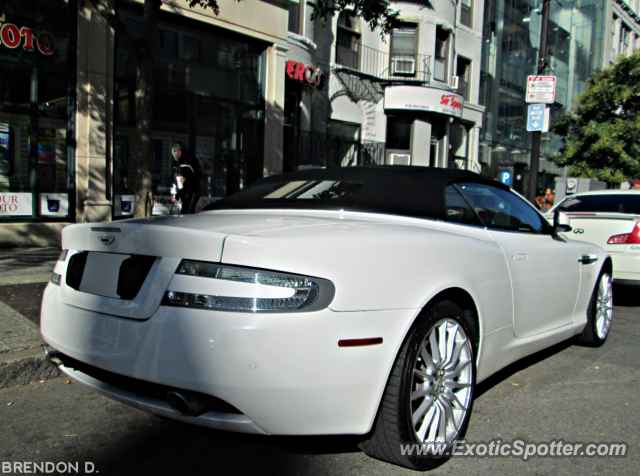 Aston Martin DB9 spotted in Boston, Massachusetts