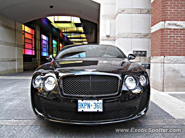 Bentley Continental spotted in Toronto, Canada