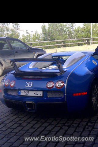 Bugatti Veyron spotted in Beirut, Lebanon