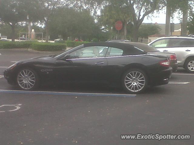 Maserati GranCabrio spotted in Bonita Springs, Florida