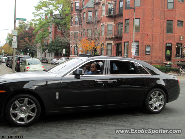 Rolls Royce Ghost spotted in Boston, Massachusetts