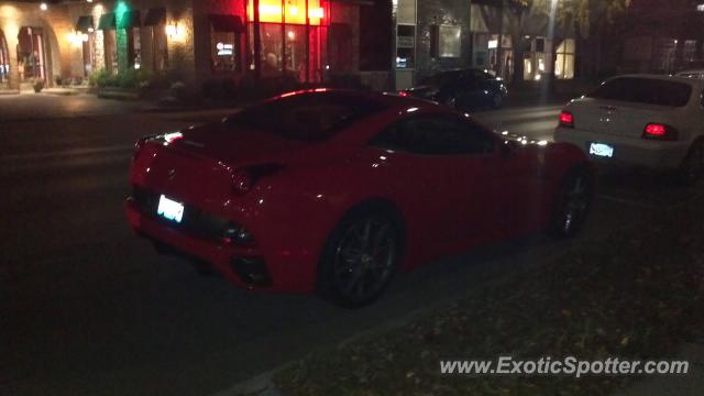 Ferrari California spotted in Evanston, Illinois