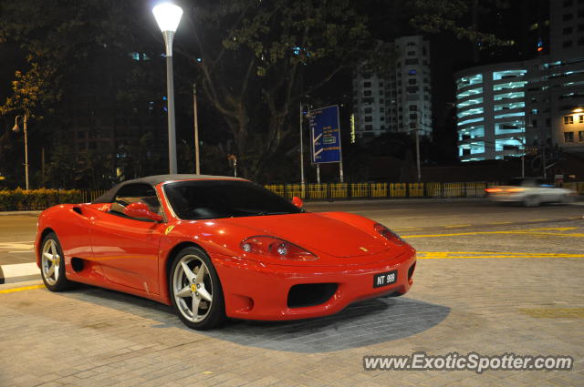 Ferrari 360 Modena spotted in Bukit Bintang KL, Malaysia