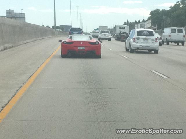 Ferrari 458 Italia spotted in Denver, Colorado