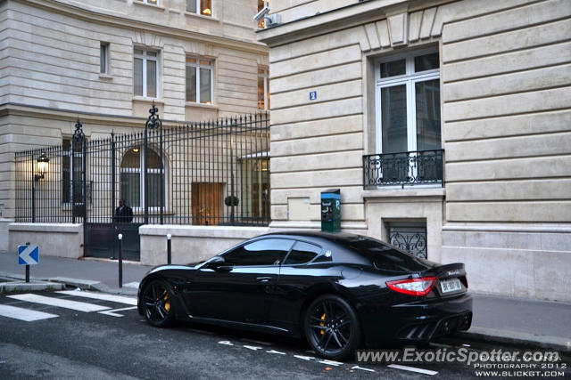 Maserati GranTurismo spotted in Paris, France