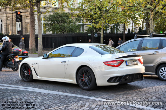 Maserati GranTurismo spotted in PARIS, France