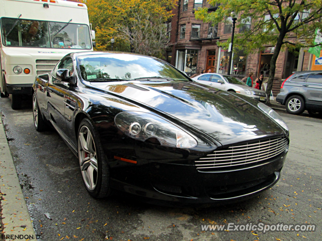 Aston Martin DB9 spotted in Boston, Massachusetts