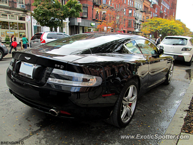 Aston Martin DB9 spotted in Boston, Massachusetts