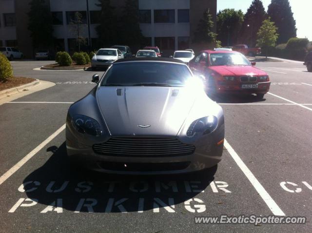 Aston Martin Vantage spotted in Raleigh, North Carolina