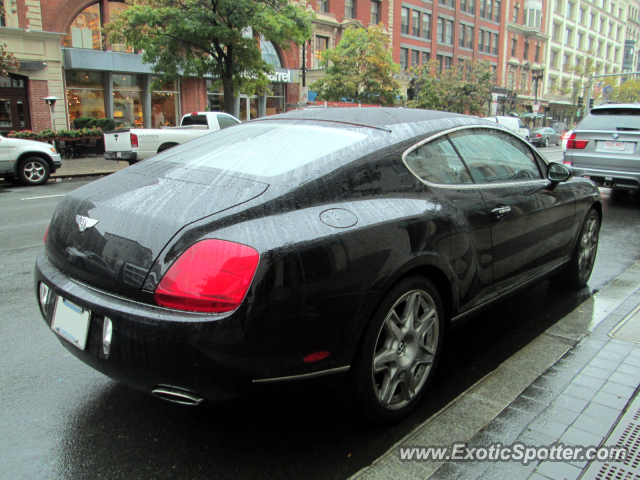 Bentley Continental spotted in Boston, Massachusetts