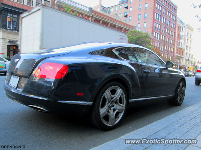 Bentley Continental spotted in Boston, Massachusetts