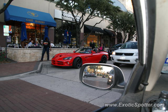 Dodge Viper spotted in Dallas, Texas