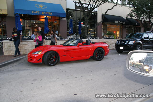 Dodge Viper spotted in Dallas, Texas