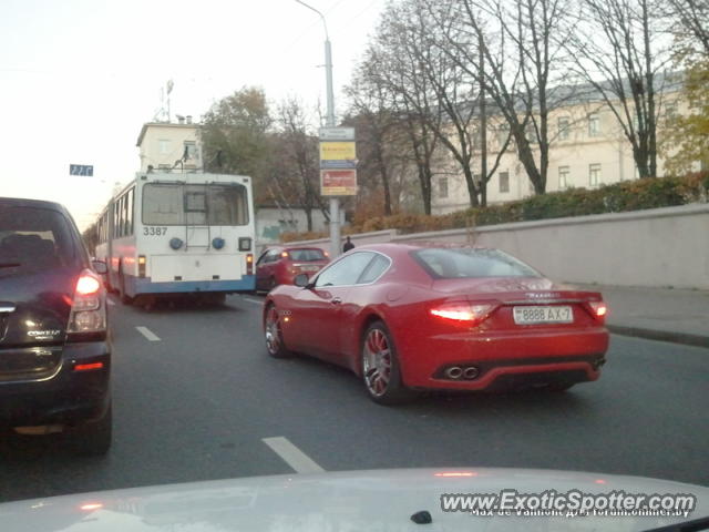 Maserati GranTurismo spotted in Минск, Minsk, Belarus