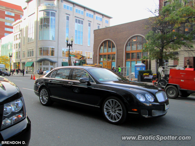 Bentley Continental spotted in Boston, Massachusetts