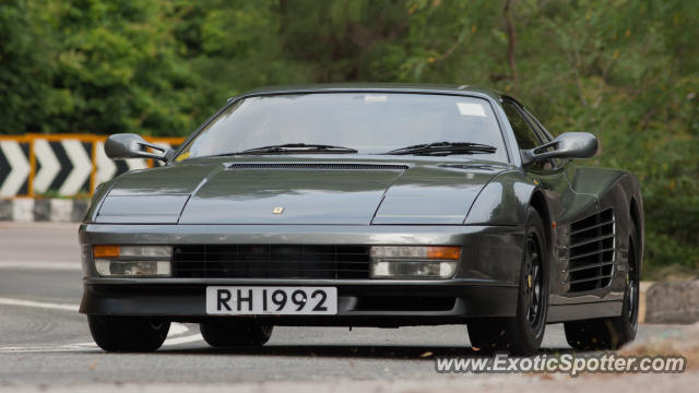 Ferrari Testarossa spotted in Hong Kong, China