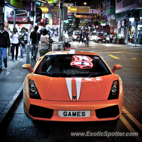 Lamborghini Gallardo spotted in Hong Kong, China