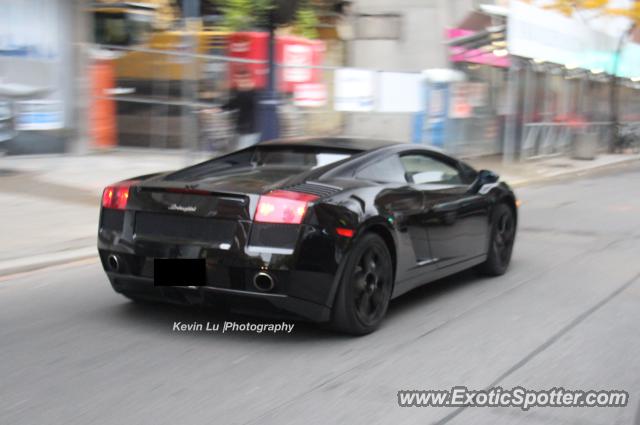 Lamborghini Gallardo spotted in Toronto, Canada