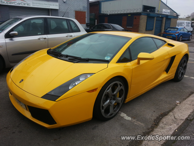 Lamborghini Gallardo spotted in Bolton, United Kingdom