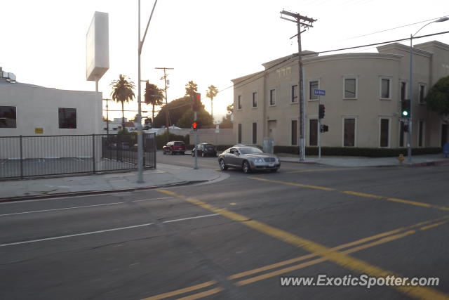 Bentley Continental spotted in Hollywood, California