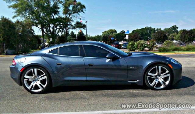 Fisker Karma spotted in Lake Geneva, Wisconsin