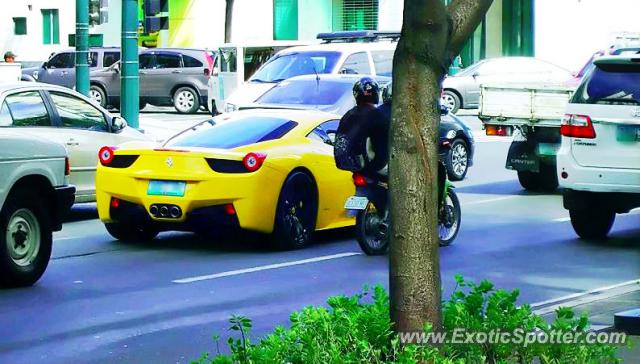 Ferrari 458 Italia spotted in Manila, Philippines