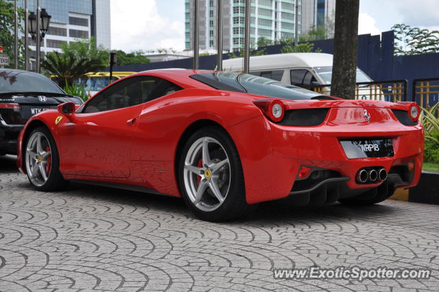 Ferrari 458 Italia spotted in Bukit Bintang KL, Malaysia