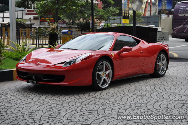 Ferrari 458 Italia spotted in Bukit Bintang KL, Malaysia