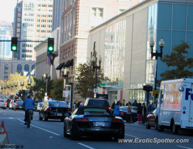 Audi R8 spotted in Boston, Massachusetts