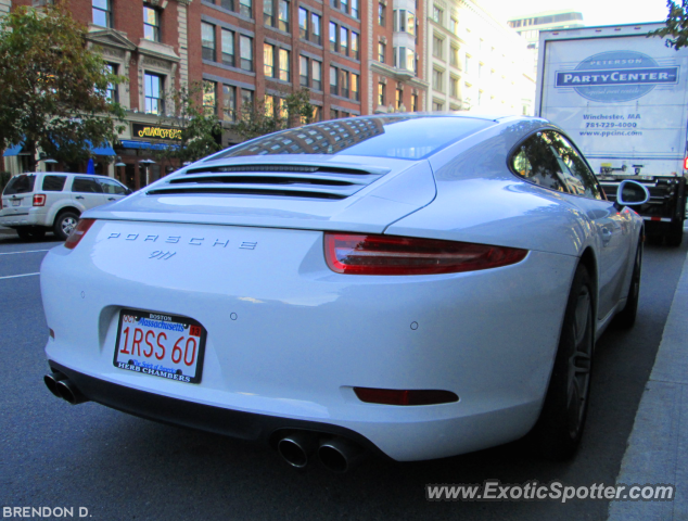 Porsche 911 spotted in Boston, Massachusetts