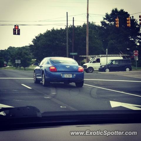 Bentley Continental spotted in Greensboro, North Carolina