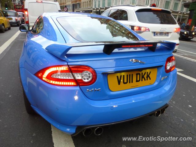 Jaguar XKR-S spotted in London, United Kingdom