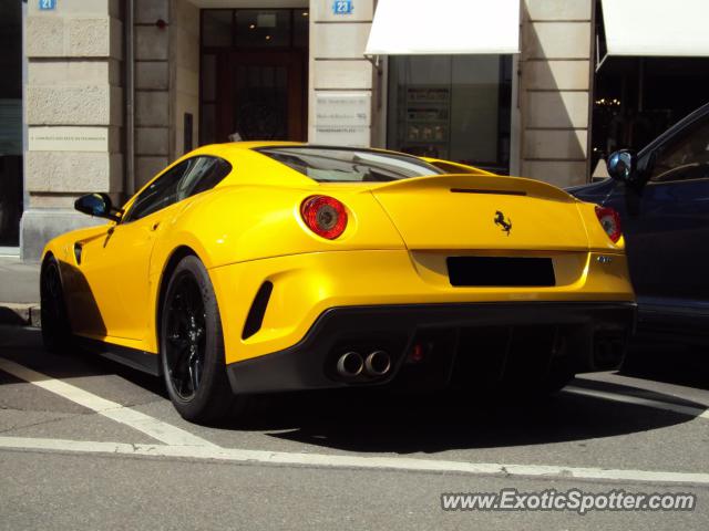 Ferrari 599GTO spotted in Zurich, Switzerland