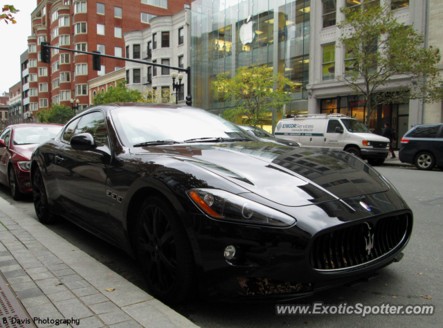 Maserati GranTurismo spotted in Boston, Massachusetts