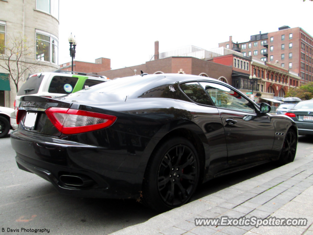 Maserati GranTurismo spotted in Boston, Massachusetts