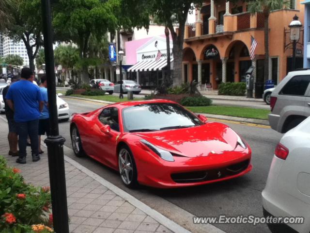 Ferrari 458 Italia spotted in Fort Lauderdale, Florida