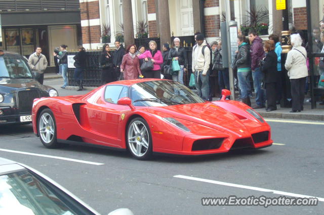 Ferrari Enzo spotted in London, United Kingdom