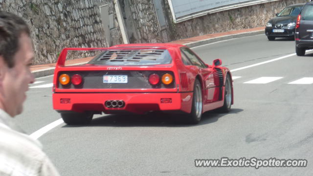 Ferrari F40 spotted in Monaco, Monaco